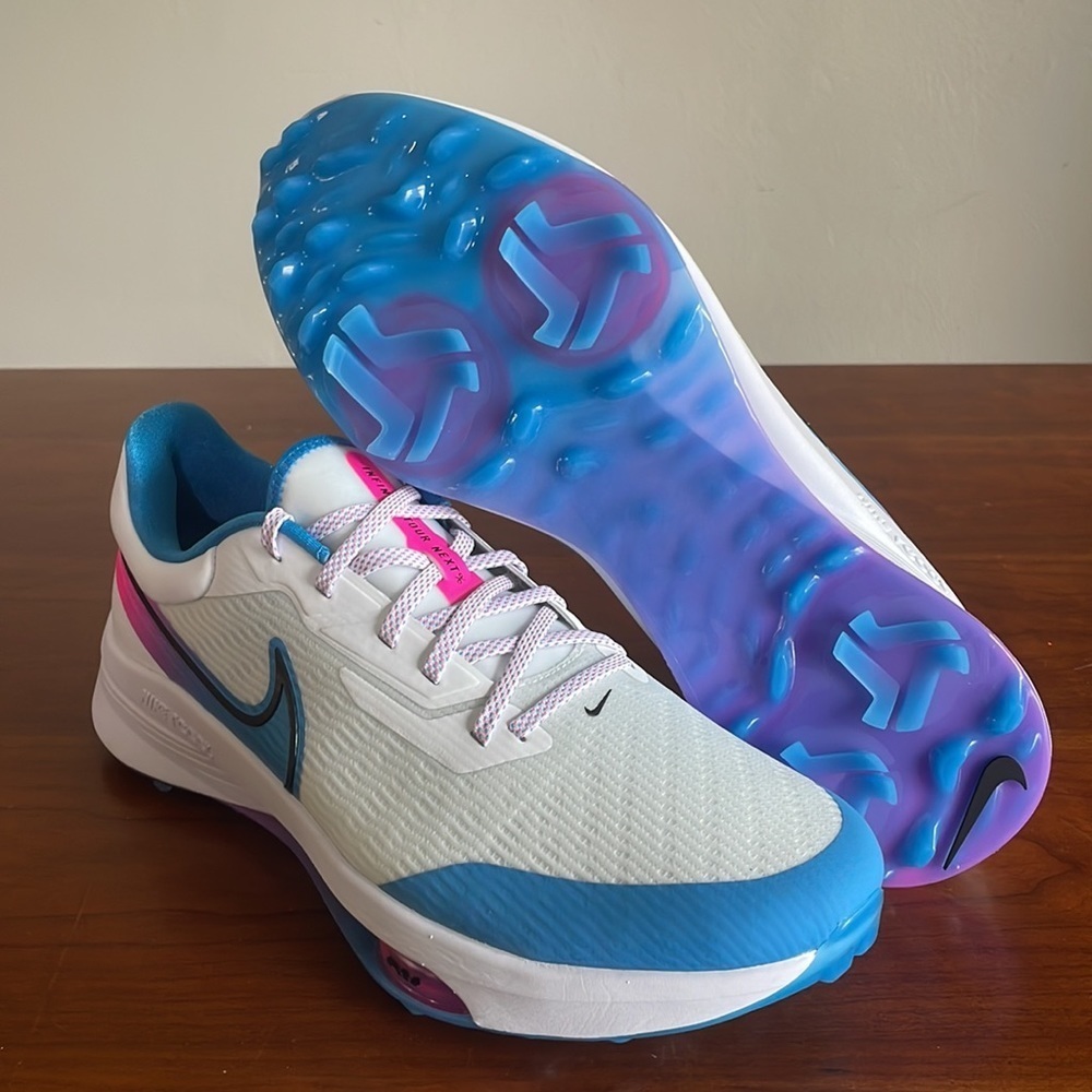 Nike Air Zoom Infinity Tour Next% White Aurora Blue Pink DC5221-104 Men's 14